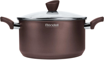 Кастрюля Rondell Kortado RDS-1031 2л. d=18см (с крышкой) коричневый от магазина РЭССИ