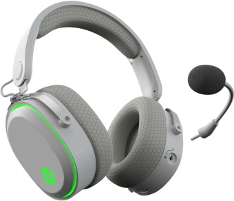 Наушники с микрофоном GMNG GG-HS405W белый мониторные BT/Radio/3.5mm оголовье (1899880) от магазина РЭССИ