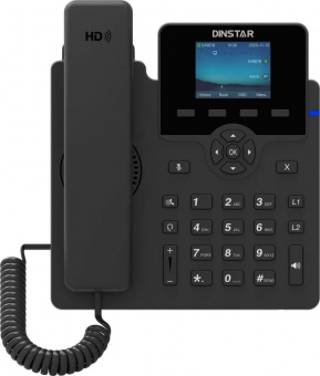 Телефон IP Dinstar C62UP черный от магазина РЭССИ