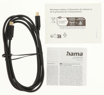 Кабель Hama 00201591 USB Type-C (m)-USB Type-C (m) 1.5м черный (упак.:1шт) от магазина РЭССИ