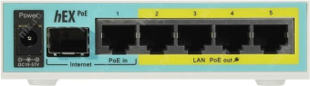 Mikrotik RouterBOARD hEX PoE электронное устройство от магазина РЭССИ