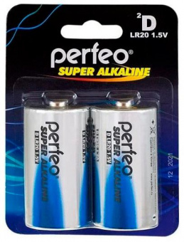 Батарея Super Alkaline PF LR20/2BL D (2шт) спайка от магазина РЭССИ