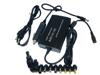 Универсальный блок питания для ноутбука 150W-10 12-24V USB 220v+Авто от магазина РЭССИ