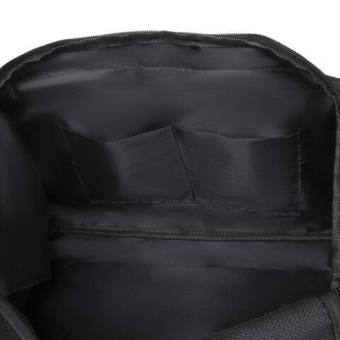 Сумка спортивная HEIKKI Travel ХЕЙКИ с отделением для обуви 7 карманов темно-серая 23x48x25 см 272628 от магазина РЭССИ