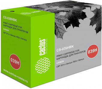 Картридж лазерный Cactus CS-039HBK 039 H черный (25000стр.) для Canon LBP 351x i-Sensys /352x i-Sensys от магазина РЭССИ