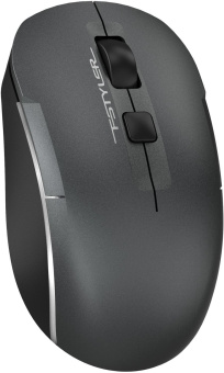 Мышь A4Tech Fstyler FB26CS Air2 серый/черный оптическая (2000dpi) silent беспроводная BT/Radio USB для ноутбука (4but) от магазина РЭССИ
