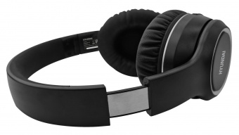 Гарнитура накладные Hyundai H-HP103 черный беспроводные bluetooth оголовье от магазина РЭССИ