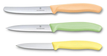 Набор ножей кухон. Victorinox Swiss Classic (6.7116.34L2) компл.:3предм. ассорти карт.коробка от магазина РЭССИ