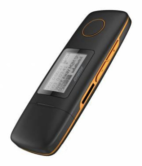 Плеер Flash Digma U3 4Gb черный/оранжевый/1.1"/FM/microSDHC от магазина РЭССИ