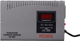 Стабилизатор напряжения Ресанта АСН-1000 Н однофазный серый (63/6/64) от магазина РЭССИ