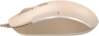 Мышь A4Tech Fstyler FM26 бежевый/коричневый оптическая (1600dpi) USB для ноутбука (4but) от магазина РЭССИ