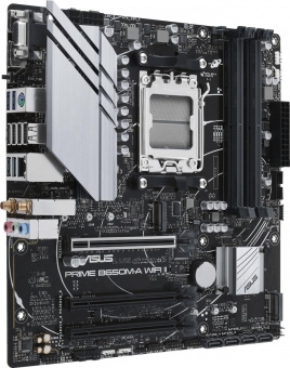 Материнская плата Asus PRIME B650M-A WIFI II SocketAM5 AMD B650 4xDDR5 mATX AC`97 8ch(7.1) 2.5Gg RAID+VGA+HDMI+DP от магазина РЭССИ