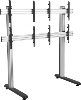 Стойка для телевизора Cactus CS-FS-TV4-PRO черный 32"-70" макс.50кг напольный мобильный от магазина РЭССИ