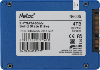 Накопитель SSD Netac SATA-III 4TB NT01N600S-004T-S3X N600S 2.5" от магазина РЭССИ
