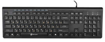 Клавиатура Оклик 480M черный/черный USB slim Multimedia от магазина РЭССИ