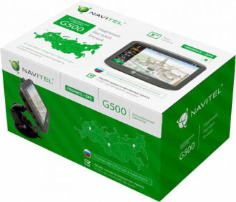 Навигатор Автомобильный GPS Navitel G500 5" 480x272 4Gb microSDHC серый Navitel от магазина РЭССИ