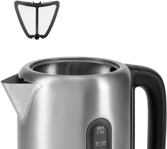 Чайник электрический Polaris PWK 1729CA 1.7л. 2200Вт сталь корпус: металл от магазина РЭССИ