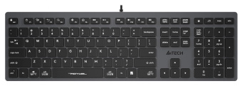 Клавиатура A4Tech Fstyler FX50 серый USB slim Multimedia (FX50 GREY) от магазина РЭССИ