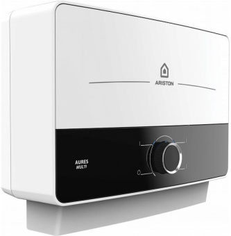 Водонагреватель Ariston Aures M 7.7 7.7кВт электрический настенный/черный от магазина РЭССИ