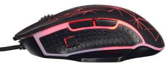 Мышь Оклик 935G STARFALL черный оптическая (3200dpi) USB (8but) от магазина РЭССИ