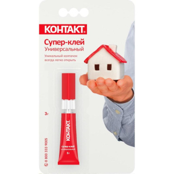 Универсальный супер-клей Контакт 3 г 12 шт. 22291 от магазина РЭССИ