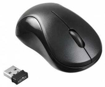 Мышь Оклик 605SW черный оптическая (1200dpi) беспроводная USB для ноутбука (3but) от магазина РЭССИ
