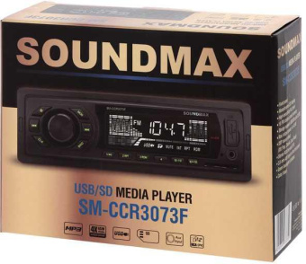 Автомагнитола Soundmax SM-CCR3073F 1DIN 4x45Вт (SM-CCR3073F(ЧЕРНЫЙ)\G) от магазина РЭССИ
