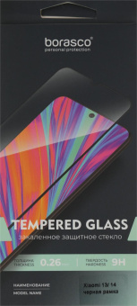 Защитное стекло для экрана BoraSCO прозрачный для Xiaomi 13/14 2.5D антиблик. 1шт. (71737) от магазина РЭССИ