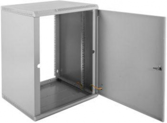 Шкаф коммутационный ЦМО ШРН-ЭКОНОМ (ШРН-Э-12.650.1) настенный 12U 600x650мм пер.дв.металл 65кг серый 600мм от магазина РЭССИ