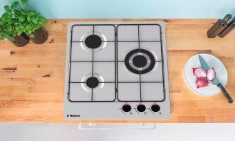 Газовая варочная поверхность Hansa BHGI41115 нержавеющая сталь от магазина РЭССИ