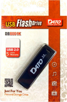 Флеш Диск Dato 8Gb DB8001 DB8001K-08G USB2.0 черный от магазина РЭССИ