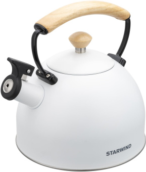 Чайник металлический Starwind Chef Country 2.5л. белый (SW-CH1712) от магазина РЭССИ