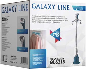 Отпариватель напольный Galaxy Line GL 6215 1700Вт синий/белый от магазина РЭССИ