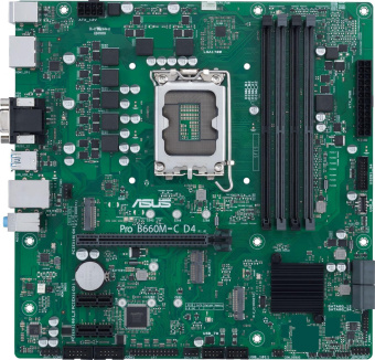 Материнская плата Asus PRO B660M-C D4-CSM Soc-1700 Intel B660 4xDDR4 mATX AC`97 8ch(7.1) GbLAN RAID+VGA+HDMI+DP от магазина РЭССИ