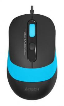 Клавиатура + мышь A4Tech Fstyler F1010 клав:черный/синий мышь:черный/синий USB Multimedia от магазина РЭССИ