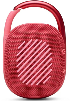 Колонка порт. JBL Clip 4 красный 5W 1.0 BT 15м 500mAh (JBLCLIP4RED) от магазина РЭССИ