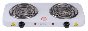 Плита Электрическая Galaxy Line GL 3004 белый эмалированный металл (настольная) от магазина РЭССИ