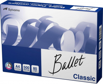 Бумага BALLET Classic A4/80г/м2/500л./белый CIE153% общего назначения(офисная) от магазина РЭССИ