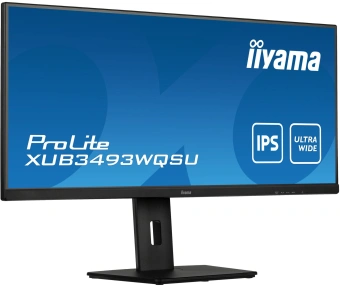 Монитор Iiyama 34" ProLite XUB3493WQSU-B5 черный IPS LED 21:9 HDMI M/M матовая HAS Piv 400cd 178гр/178гр 3440x1440 75Hz FreeSync DP UW USB 9.4кг от магазина РЭССИ