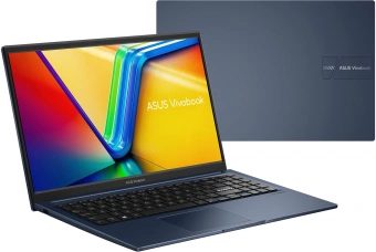 Ноутбук Asus Vivobook 15 X1504ZA-BQ1342 Core i5 1235U 16Gb SSD512Gb Intel Iris Xe graphics 15.6" IPS FHD (1920x1080) noOS blue WiFi BT Cam (90NB1021-M01Z90) от магазина РЭССИ