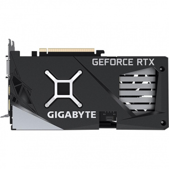 Видеокарта Gigabyte PCI-E 4.0 GV-N3050WF2OC-8GD NVIDIA GeForce RTX 3050 8192Mb 128 GDDR6 1792/14000 DVIx1 HDMIx1 DPx1 HDCP Ret от магазина РЭССИ