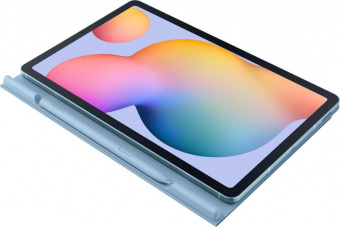 Чехол Samsung для Samsung Galaxy Tab S6 lite Book Cover полиуретан голубой (EF-BP610PLEGRU) от магазина РЭССИ