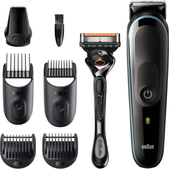 Триммер Braun 5 MGK5355 черный (насадок в компл:5шт) от магазина РЭССИ