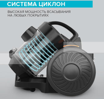 Пылесос Scarlett SC-VC80C65 1800Вт черный от магазина РЭССИ