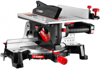 Торцовочная пила Зубр ЗПТК-255-1800 1800Вт 4500об/мин d=250мм от магазина РЭССИ