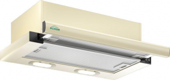 Вытяжка встраиваемая Elikor Интегра 60П-400-В2Л УХЛ 4.2 топленое молоко управление: кулисные переключатели (1 мотор) от магазина РЭССИ