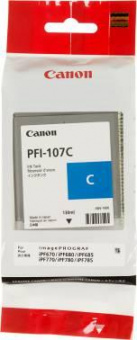 Картридж струйный Canon PFI-107C 6706B001 голубой (130мл) для Canon iP F680/685/780/785 от магазина РЭССИ