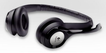 Наушники с микрофоном Logitech H390 черный 2.4м накладные USB оголовье (981-000406) от магазина РЭССИ