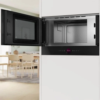 Микроволновая печь Bosch BFL7221B1 21л. 900Вт черный (встраиваемая) от магазина РЭССИ