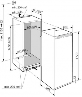 Холодильник Liebherr IRe 5100 001 1-нокамерн. белый (IRE 5100) от магазина РЭССИ